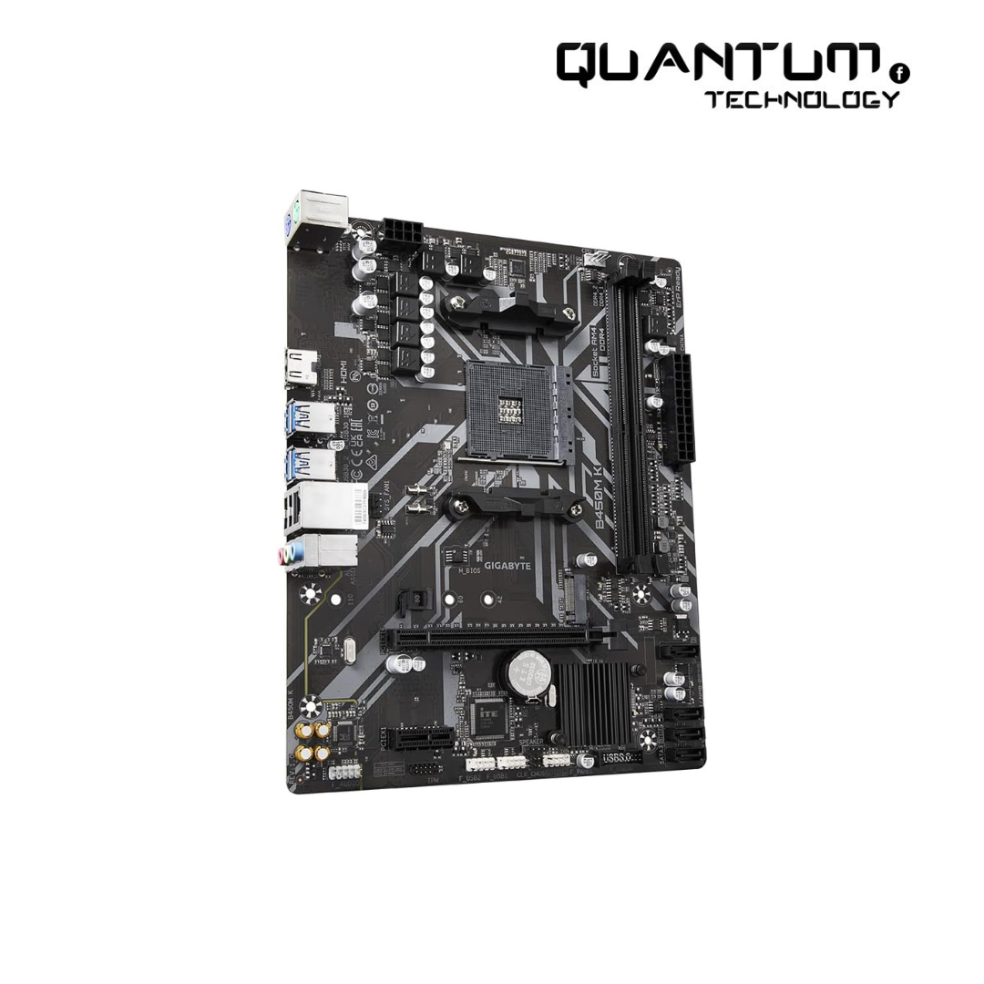 Gigabyte B450M K AM4 Motherboard – High-Performance Micro-ATX for AMD Ryzen