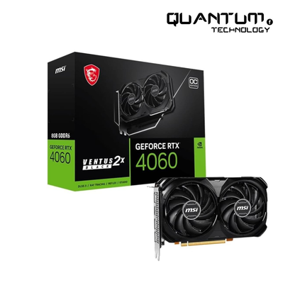 RTX 4060 Ventus 2X MSI 8GB GDDR6 GeForce Graphics Card