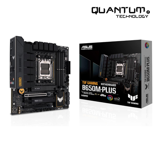 ASUS TUF GAMING B650M-PLUS AMD AM5 Micro-ATX Motherboard - PCIe 5.0, DDR5, 2.5Gb Ethernet