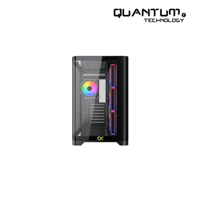 علبة XIGMATEK CRYSTAL STORM 4 مراوح + وحدة إمداد الطاقة ASGARD 750 واط برونزي