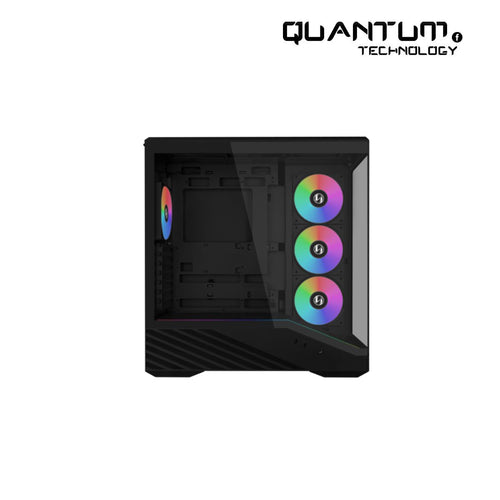 LIAN LI Vector V100R BTF ARGB Black Mid Tower Case (4 Fans)