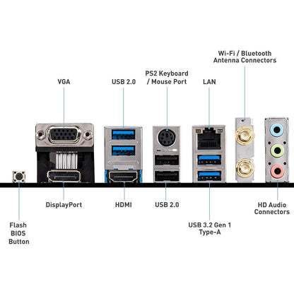 MSI B550M PRO-VDH WIFI Motherboard mATX, AM4, DDR4