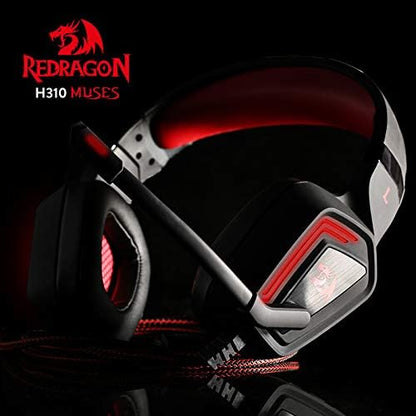 Redragon H310 Small MUSES Gaming Headset 7.1 - RGB Lighting