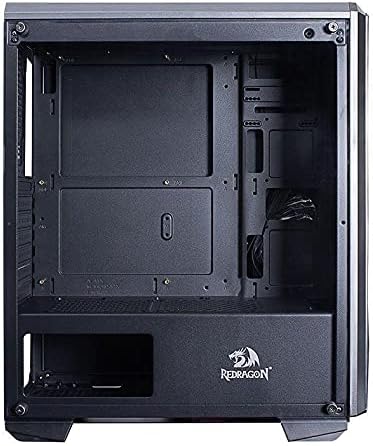 Redragon Grindor GC-510 Mid-Tower Case [Without Fans And Power Supply] - Tempered Glass - Mini-ITX, MicroATX and ATX - Support Up to 6 Fans