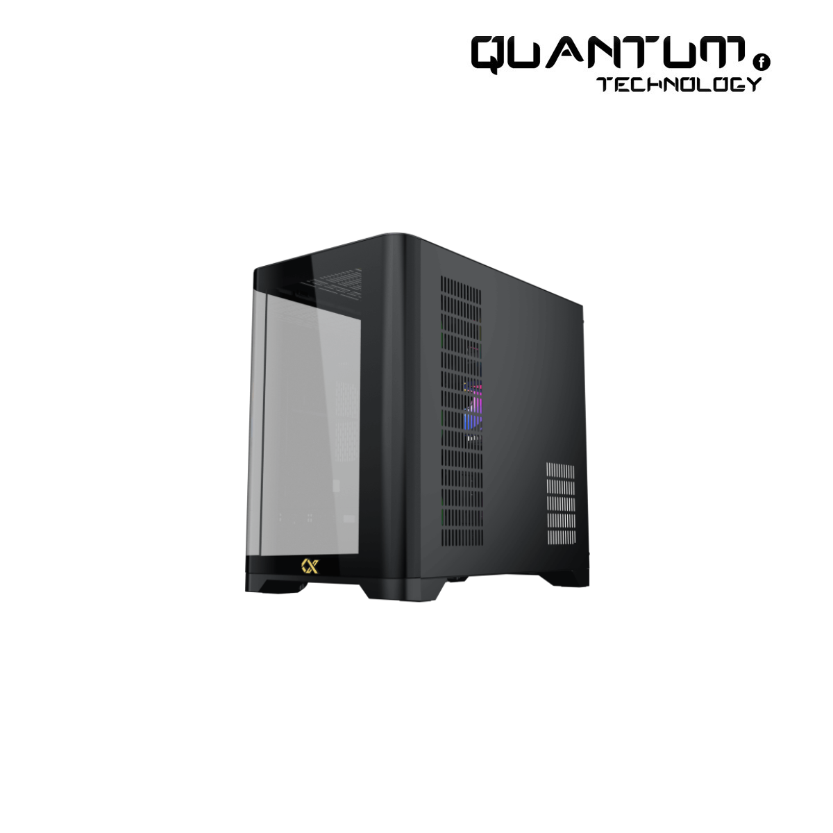 علبة XIGMATEK CRYSTAL STORM 4 مراوح + وحدة إمداد الطاقة ASGARD 750 واط برونزي