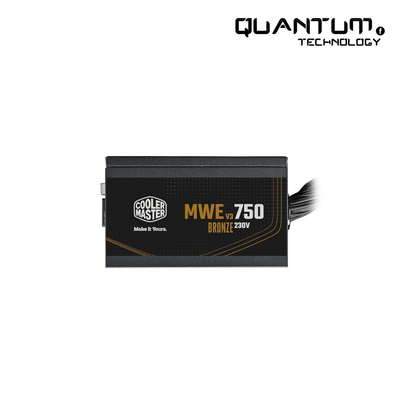 Cooler Master MWE 750 V3 Bronze ATX 3.1 Power Supply – 750W, 80 Plus Bronze, DC-to-DC, Quiet Fan