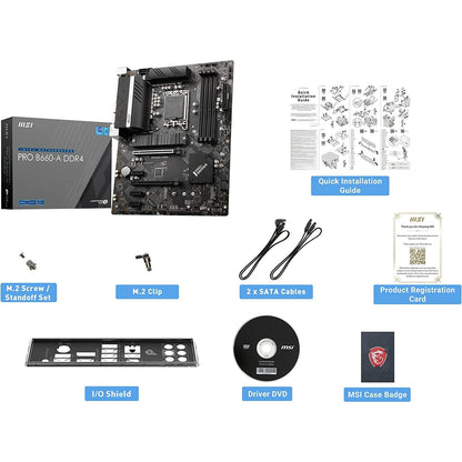B660-A PRO MSI DDR4 Motherboard (FULL ATX)