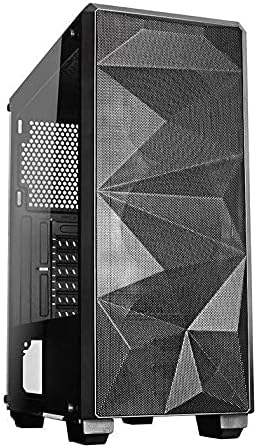 Redragon Grindor GC-510 Mid-Tower Case [Without Fans And Power Supply] - Tempered Glass - Mini-ITX, MicroATX and ATX - Support Up to 6 Fans