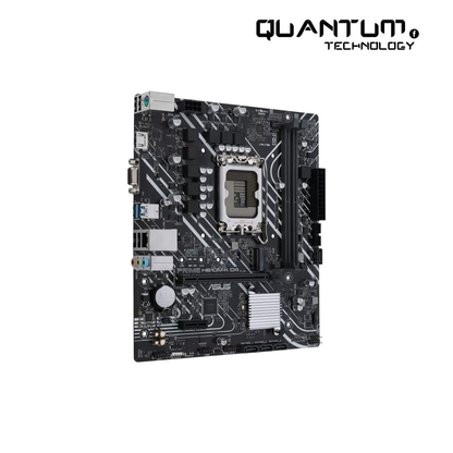 ASUS Prime H610M-K D4 Intel H610 (LGA 1700) mic-ATX motherboard with DDR4, PCIe 4.0, M.2 slot, Realtek 1 Gb Ethernet, HDMI, D-Sub,USB 3.2 Gen 1 ports, SATA 6 Gbps, COM header, RGB header