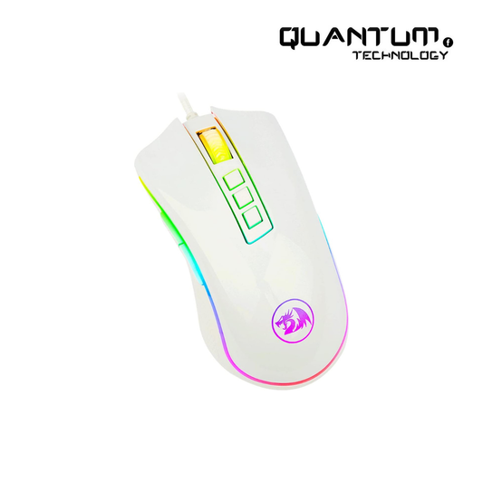 Redragon M711 Cobra RGB Optical Gaming Mouse - White