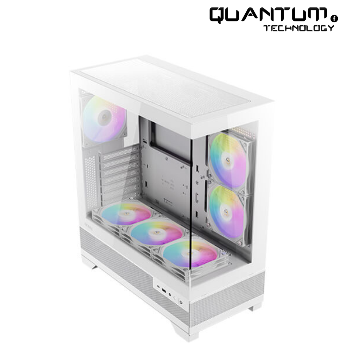 Antec CX700 ARGB Case White + CSK Pro 850W Bronze PSU – ATX 3.1, Semi-Modular, 3 ARGB Fans