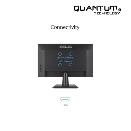 ASUS VA27EHF Eye Care Gaming Monitor – 27-inch, IPS, Full HD, Frameless, 100Hz, Adaptive-Sync, 1ms MPRT, HDMI, Low Blue Light, Flicker Free, Wall Mountable