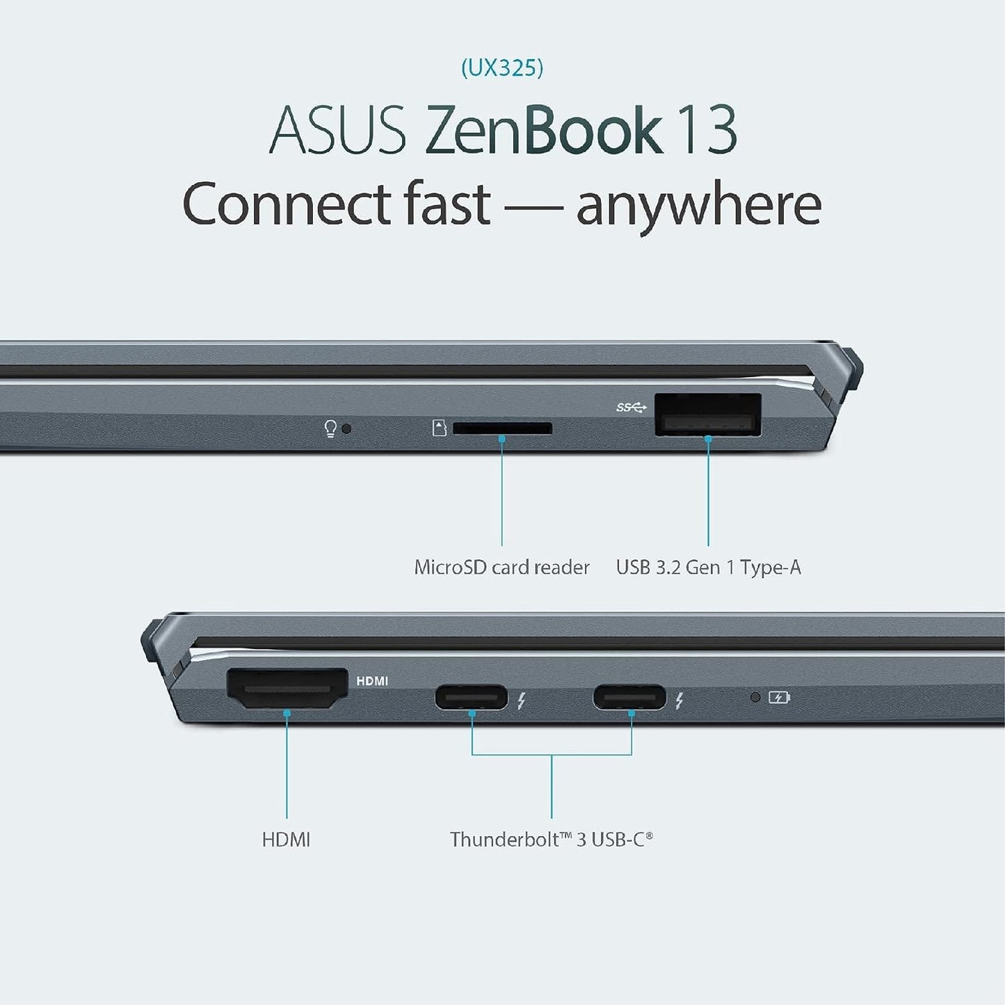 ASUS Zenbook 13 UX325EA-OLED005W - i5-1135G7 - 8GB - SSD 512 - Intel Iris Xe Graphics - 13.3 OLED FHD - Win 11 - Pine Grey