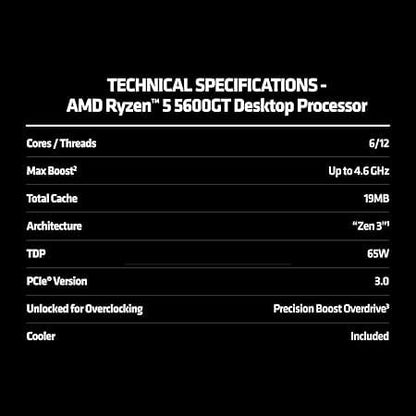 AMD Ryzen 5 5600GT 3.6 GHz Six-Core Processor