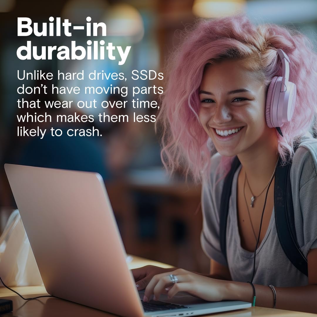 Crucial BX500 1TB SATAInternal SSD | 540MB/s Read Speed