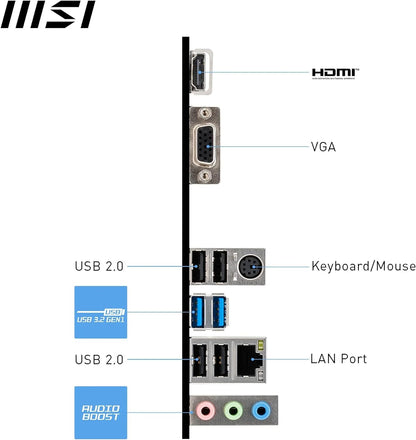 MSI PRO H510M-B (Socket 1200/H470/DDR4/S-ATA 6Gb/s/Micro ATX)
