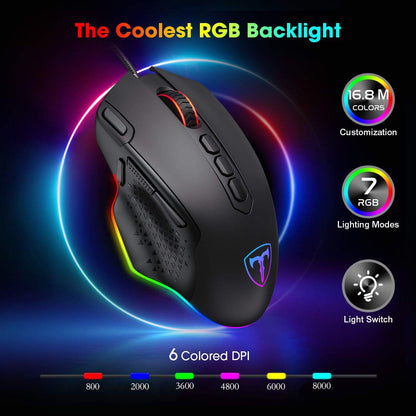 T-Dagger Bettle RGB Gaming Mouse T-TGM305