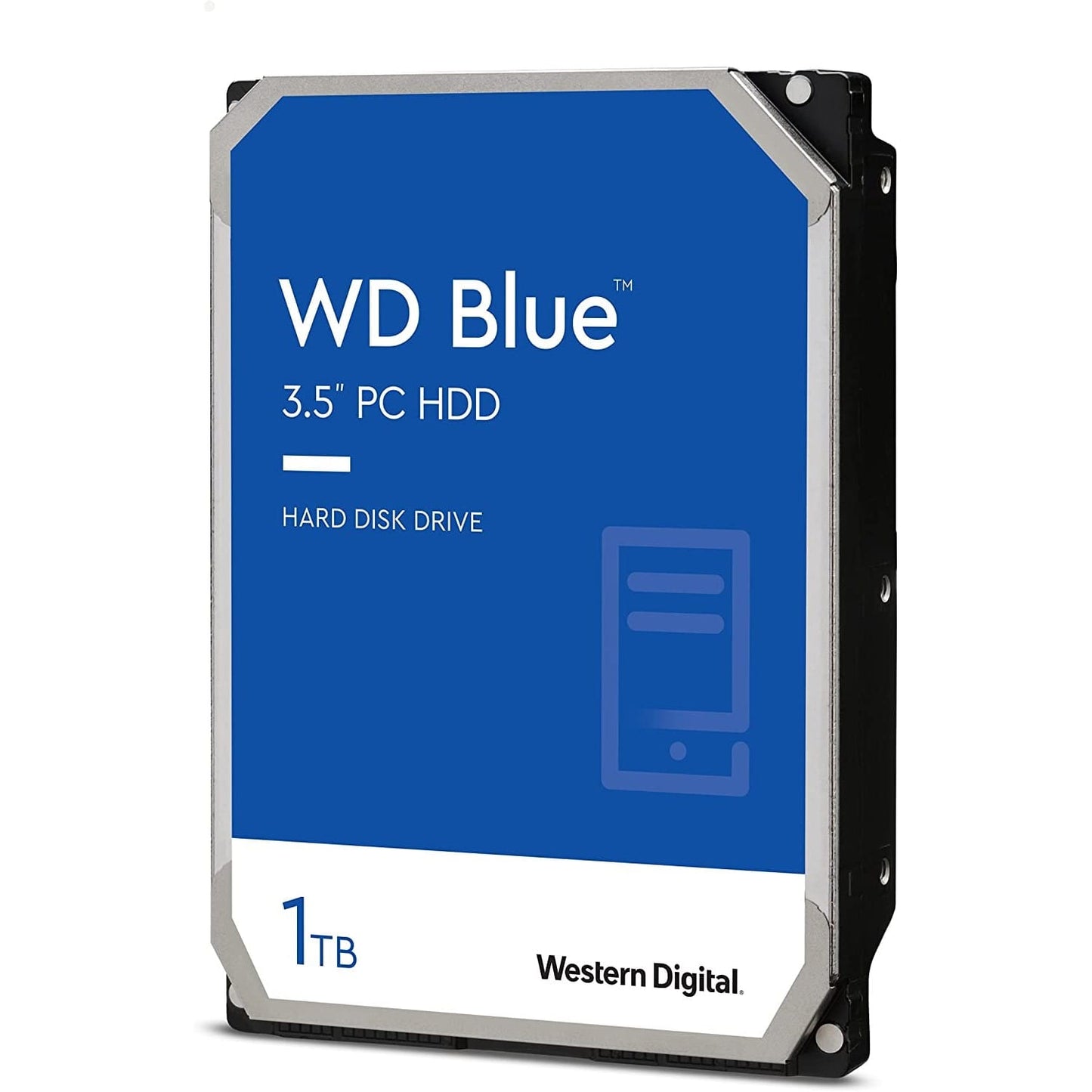 قرص صلب داخلي ويسترن ديجيتال بلو WD10EZEX سعة 1 تيرابايت، 3.5 بوصة، SATA 7200 دورة في الدقيقة، 64 ميجابايت