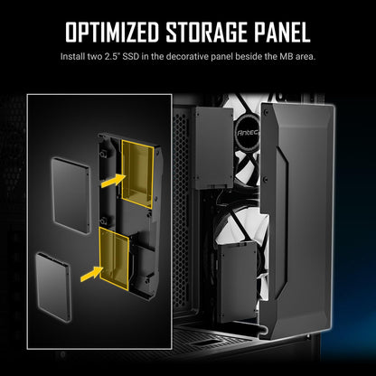 Antec NX416 ARGB Gaming Case BLACK