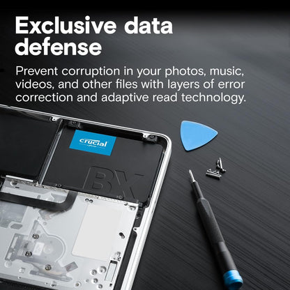 Crucial BX500 1TB SATAInternal SSD | 540MB/s Read Speed