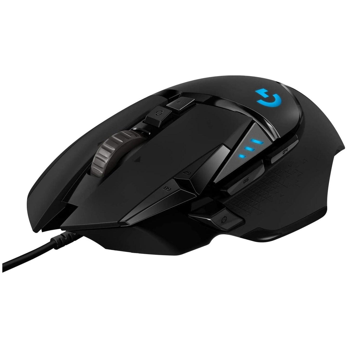 Logitech G502 HERO High Performance Wired Gaming Mouse, HERO 25K Sensor, 25,600 DPI, RGB, Adjustable Weights, 11 Programmable Buttons