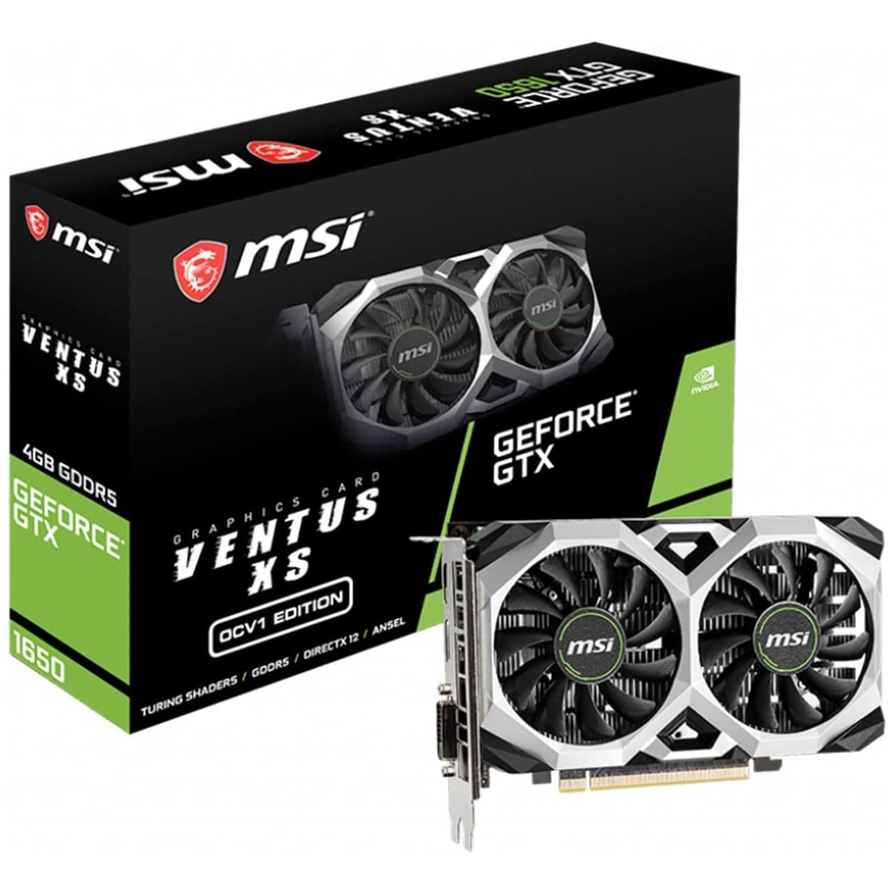 MSI GTX 1650 Ventus XS 4G OCV1