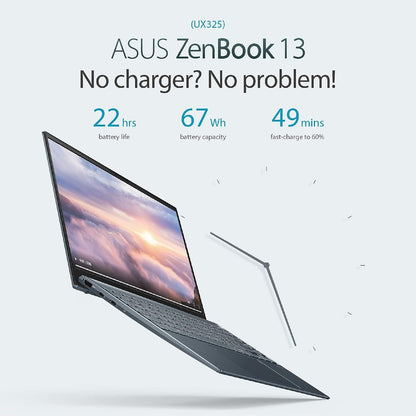 ASUS Zenbook 13 UX325EA-OLED005W - i5-1135G7 - 8GB - SSD 512 - Intel Iris Xe Graphics - 13.3 OLED FHD - Win 11 - Pine Grey