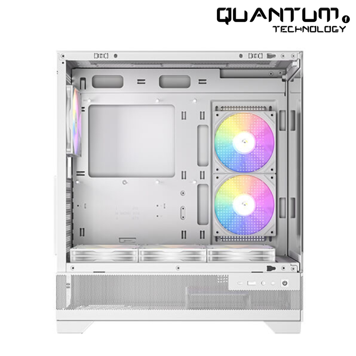 Antec CX700 ARGB Case White + CSK Pro 850W Bronze PSU – ATX 3.1, Semi-Modular, 3 ARGB Fans