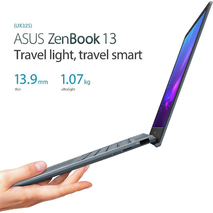 ASUS Zenbook 13 UX325EA-OLED005W - i5-1135G7 - 8GB - SSD 512 - Intel Iris Xe Graphics - 13.3 OLED FHD - Win 11 - Pine Grey