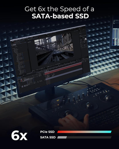Lexar NM610PRO SSD 1TB | M.2 PCIe Gen3x4 NVMe | 3300MB/s Read, 2600MB/s Write | 3D NAND Flash
