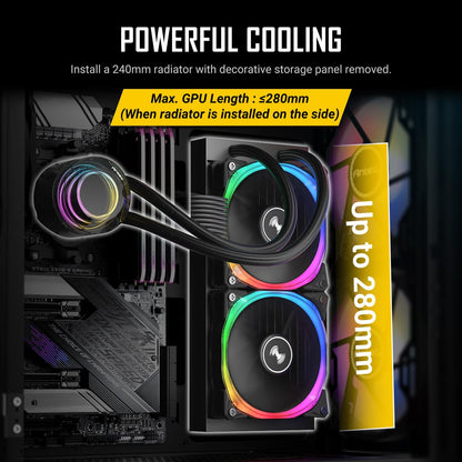 Antec NX416 ARGB Gaming Case BLACK