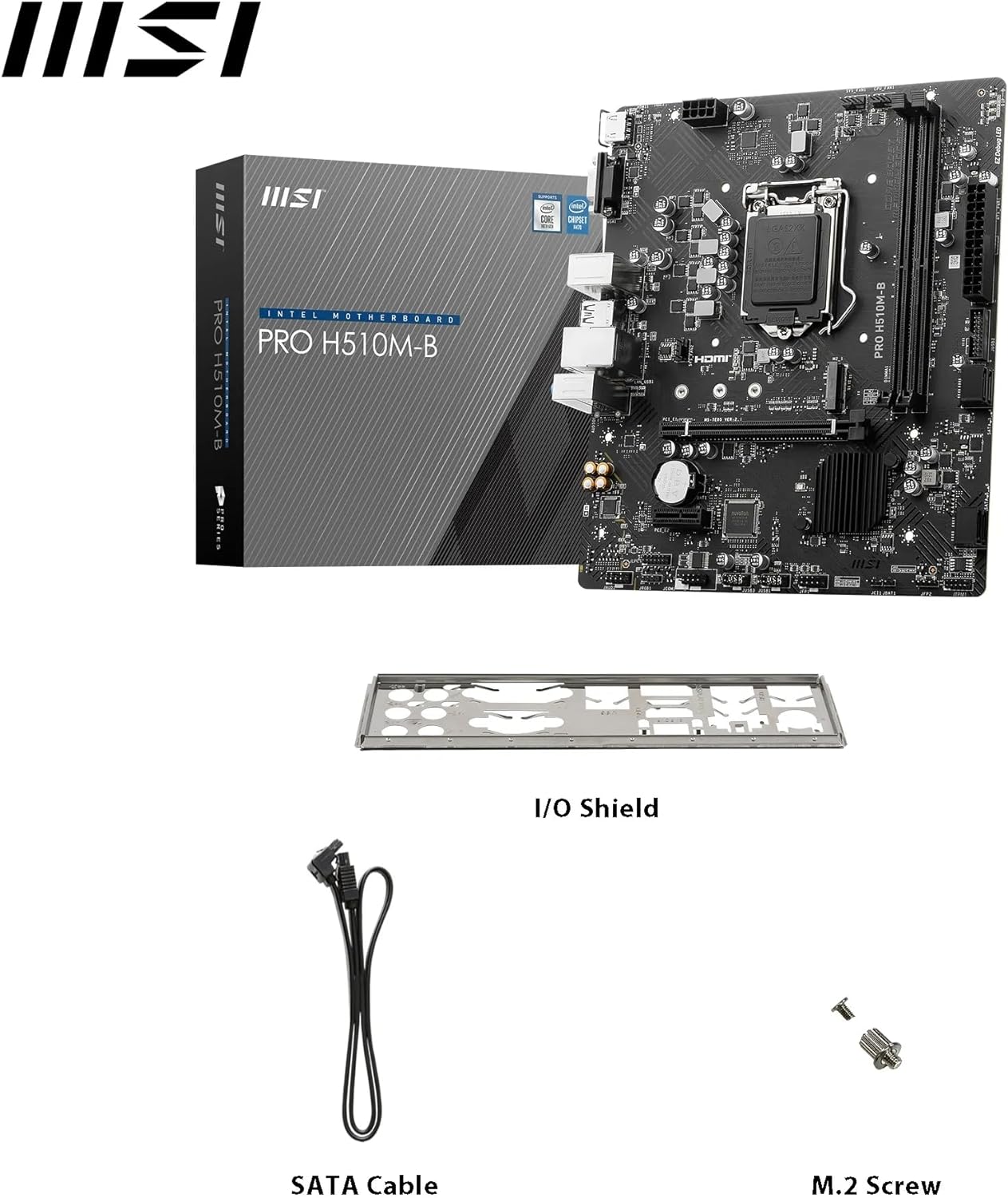 MSI PRO H510M-B (Socket 1200/H470/DDR4/S-ATA 6Gb/s/Micro ATX)