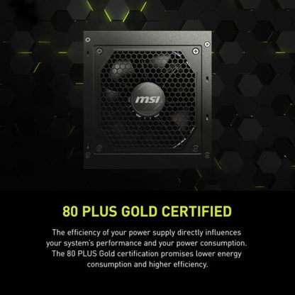 MSI MAG A850GL PCIE 5.1 & ATX 3.1 Gaming Power Supply - Full Modular - 80 Plus Gold Certified 850W - Compact Size - ATX PSU
