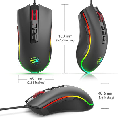 Redragon M711 Cobra RGB Optical Gaming Mouse