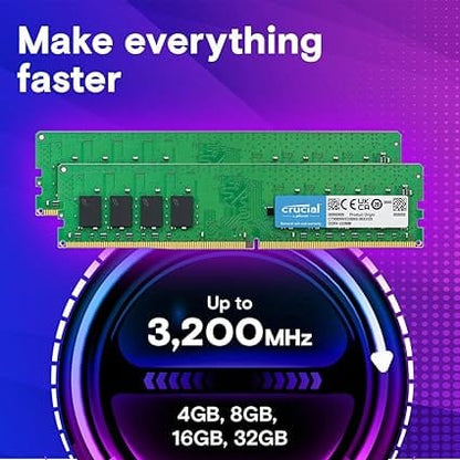 Crucial 8GB DDR4 3200MHz CL22 RAM