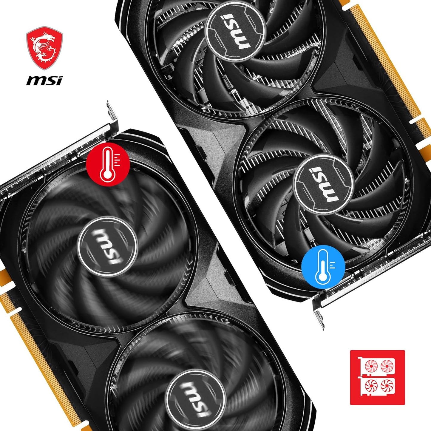 RTX 4060 Ventus 2X MSI 8GB GDDR6 GeForce Graphics Card