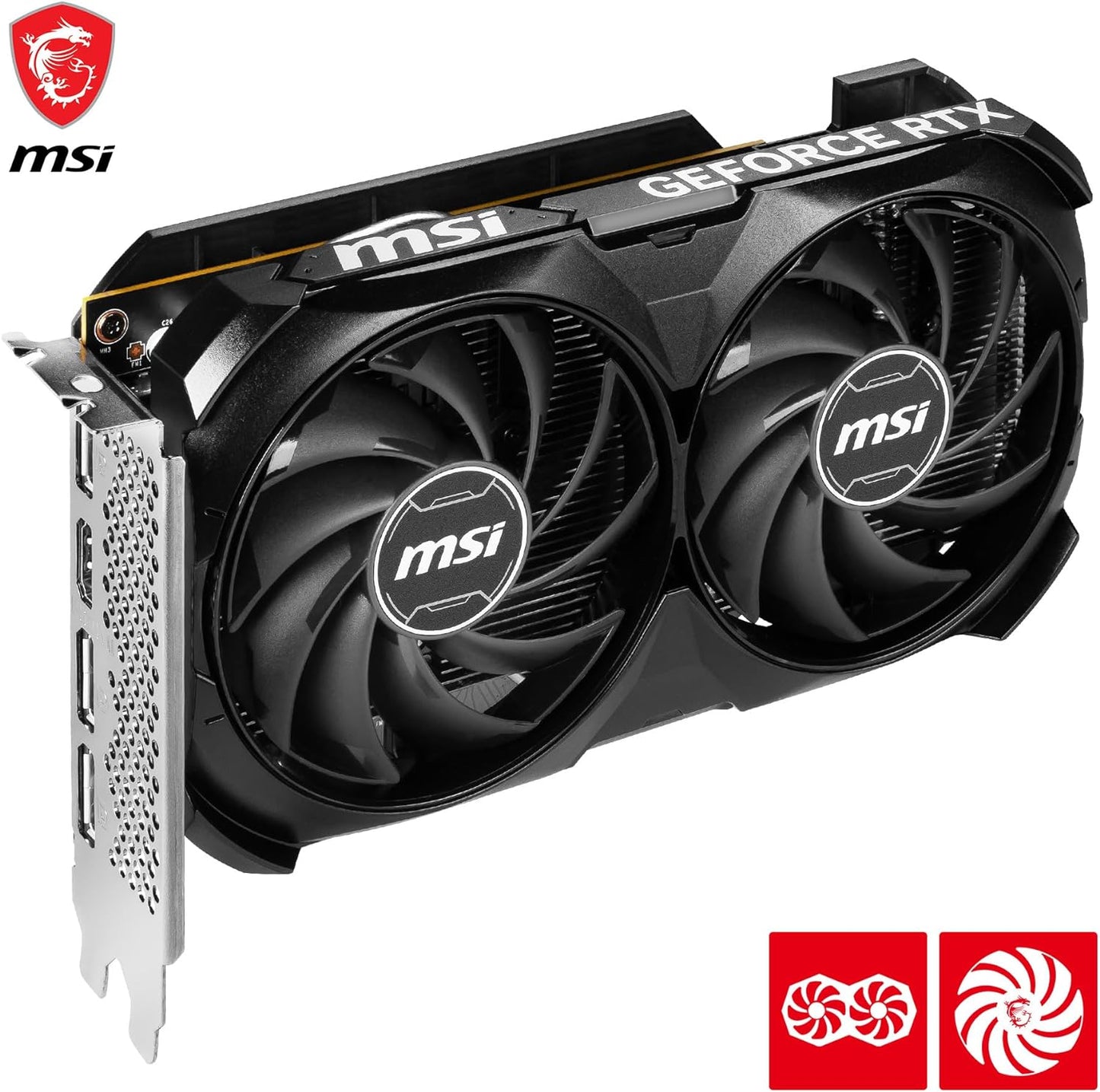 RTX 4060 Ventus 2X MSI 8GB GDDR6 GeForce Graphics Card