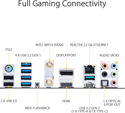 ASUS TUF B550M-PLUS WIFI II | AM4 mATX | WiFi 6 | DDR4