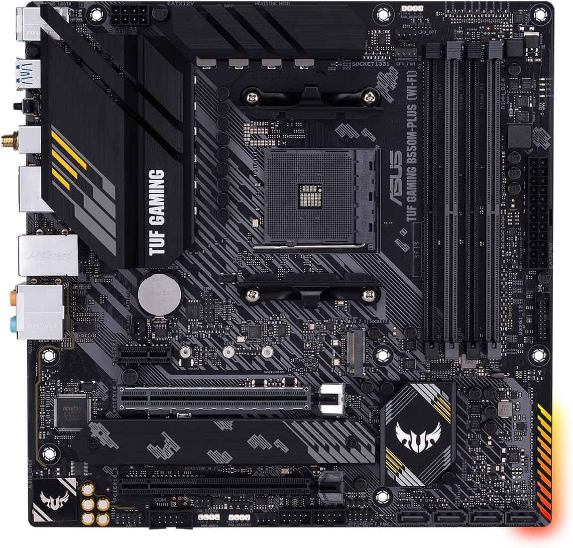 ASUS TUF B550M-PLUS WIFI II | AM4 mATX | WiFi 6 | DDR4