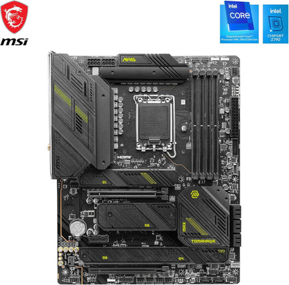 MSI MAG Z790 Tomahawk MAX WiFi Gaming Motherboard (Supports 12th/13th/14th Gen Intel Processors, LGA 1700, DDR5, PCIe 5.0, M.2, SATA 6G, 2.5Gbps LAN, USB 3.2 Gen2, Wi-Fi 7, Bluetooth 5.4, ATX)