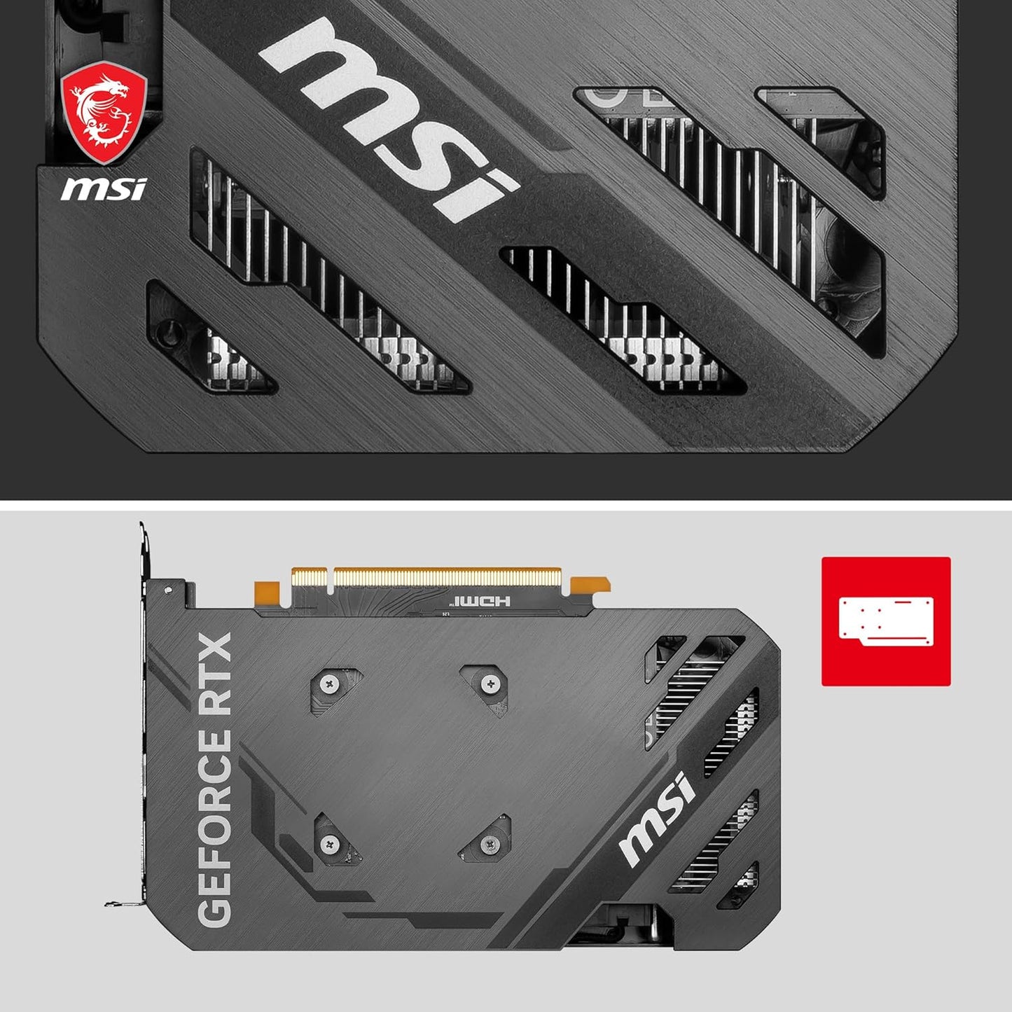 RTX 4060 Ventus 2X MSI 8GB GDDR6 GeForce Graphics Card