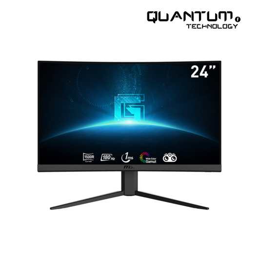 MSI G24C4 E2 24 Inch FHD Curved Gaming Monitor - 1500R 1920 x 1080 VA Panel, 180Hz / 1ms
