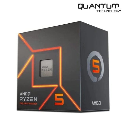 معالج AMD Ryzen 5 7500F، 6C/12T، بسرعة 3.70-5.00 جيجاهرتز (TRAY)