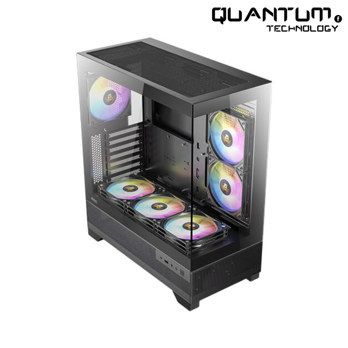 Antec CX700 ARGB Case + CSK Pro 850W Bronze PSU – ATX 3.1, Semi-Modular, 3 ARGB Fans