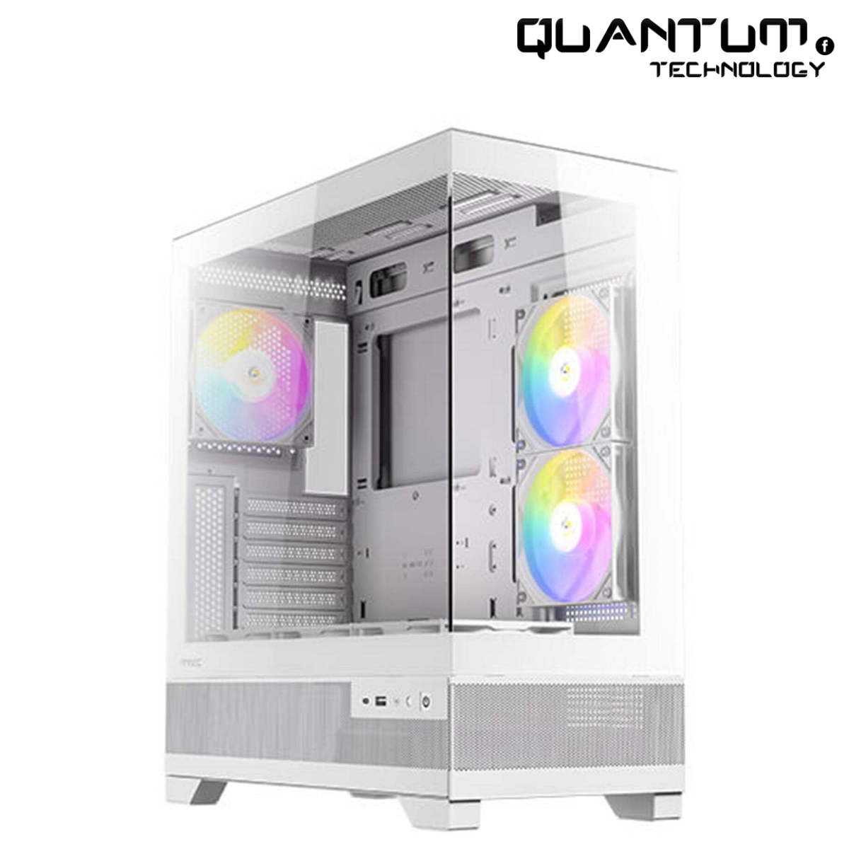 Antec CX700 ARGB Case White + CSK Pro 850W Bronze PSU – ATX 3.1, Semi-Modular, 3 ARGB Fans