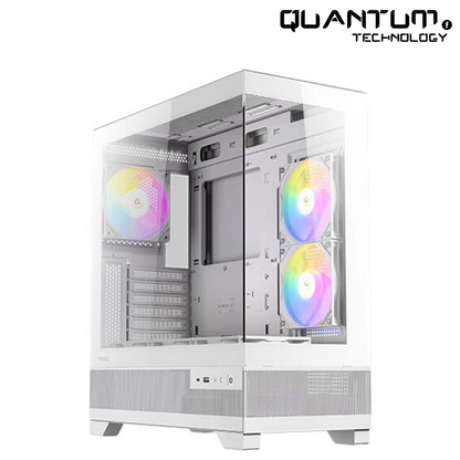 Antec CX700 ARGB Case White + CSK Pro 850W Bronze PSU – ATX 3.1, Semi-Modular, 3 ARGB Fans
