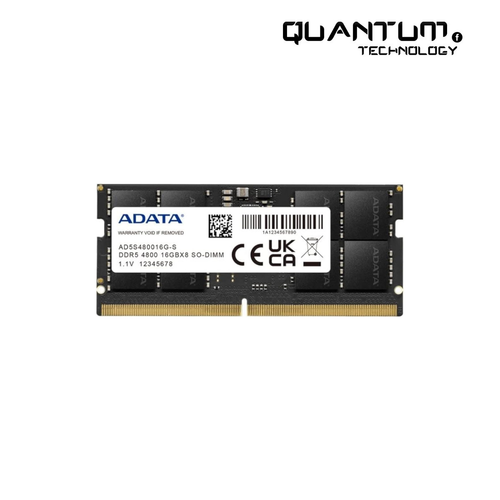 ذاكرة الوصول العشوائي ADATA Premier بسعة 16 جيجابايت DDR5 بسرعة 4800 ميجاهرتز لأجهزة الكمبيوتر المحمولة