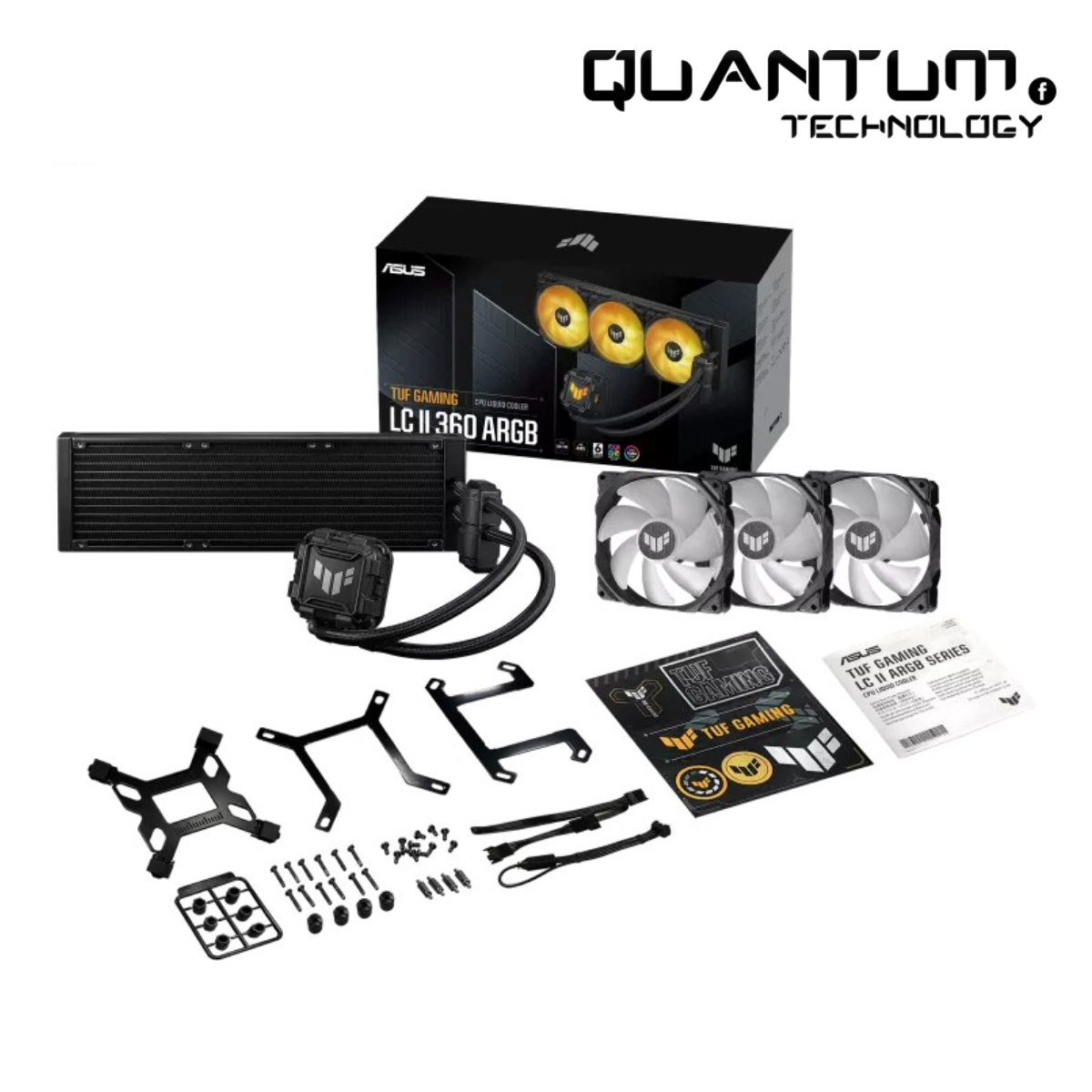 ASUS TUF Gaming LC II 360 ARGB – 360mm AIO Liquid CPU Cooler