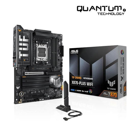 ASUS TUF X870-PLUS WIFI ATX motherboard overview

