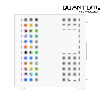 Xigmatek Aqua Ultra Air Arctic Super Tower Case – White E-ATX High-Airflow Chassis